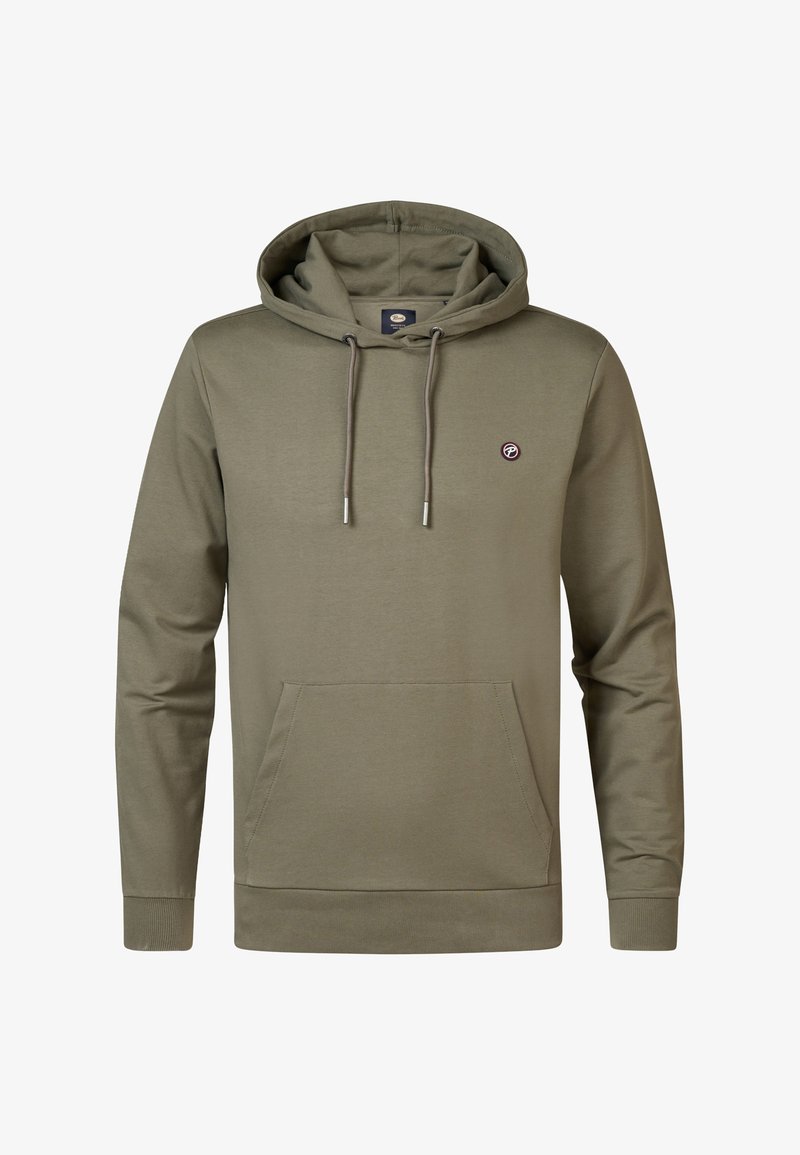 Petrol Industries Felpa con cappuccio - dark sage