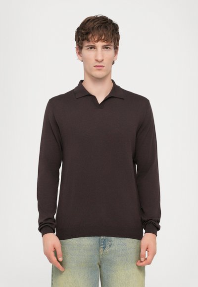 Dondup REGULAR FIT SHIRT - Vesta - cioccolato
