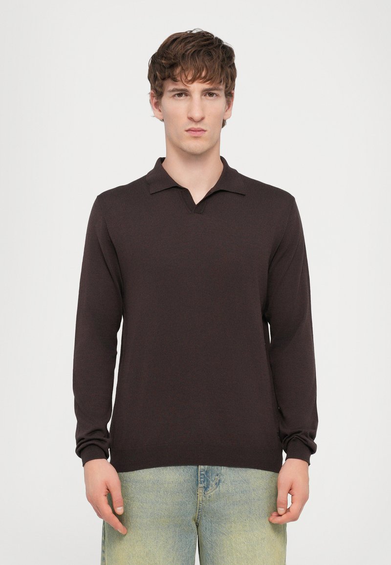 Dondup REGULAR FIT SHIRT - Džemperis - cioccolato