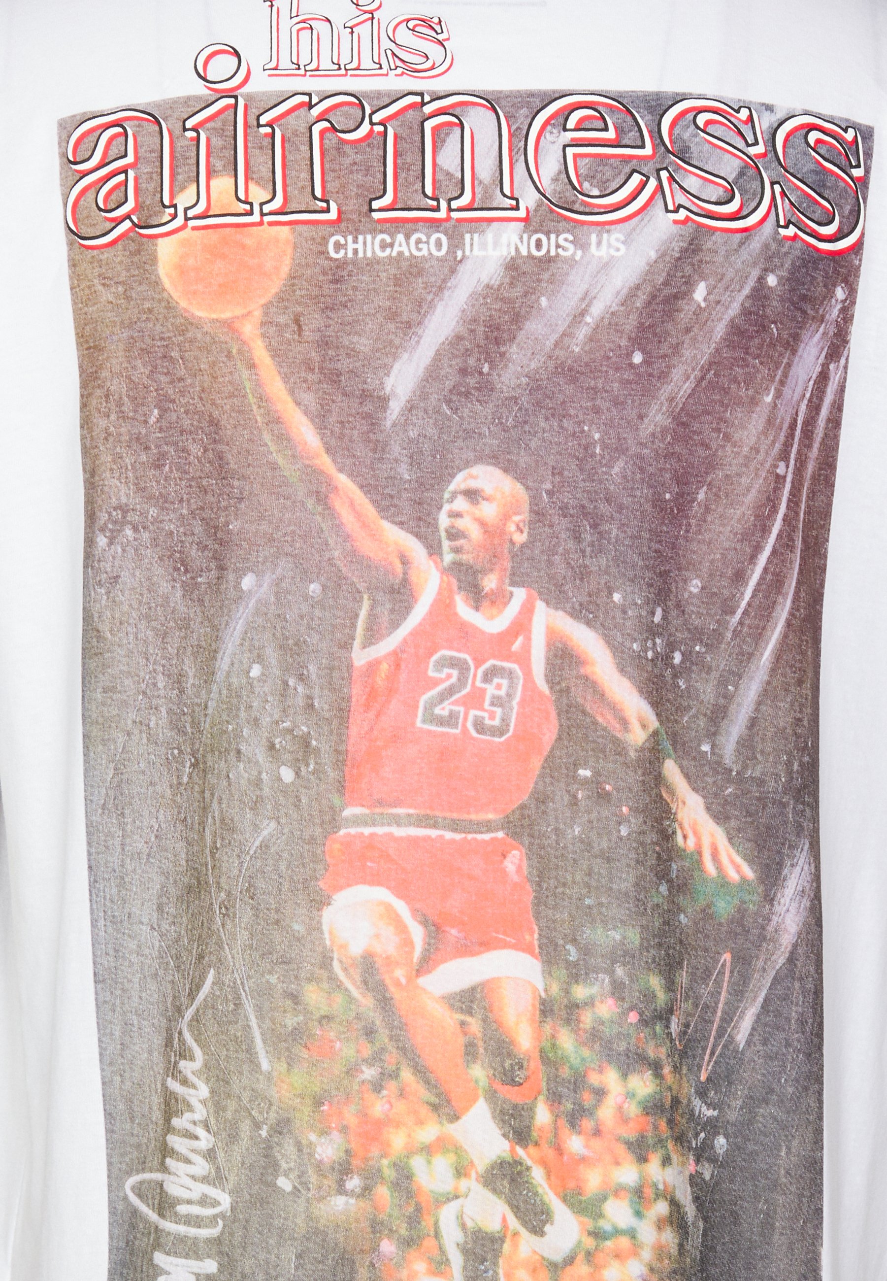 Jordan M J SPRT GFX SS CREW - Camiseta Deportiva - Black/wolf Grey/negro