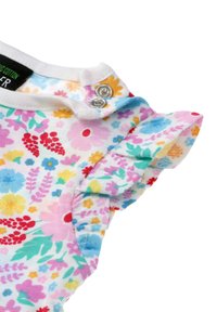 Villervalla FLOWER - Trikoomekko - weiß