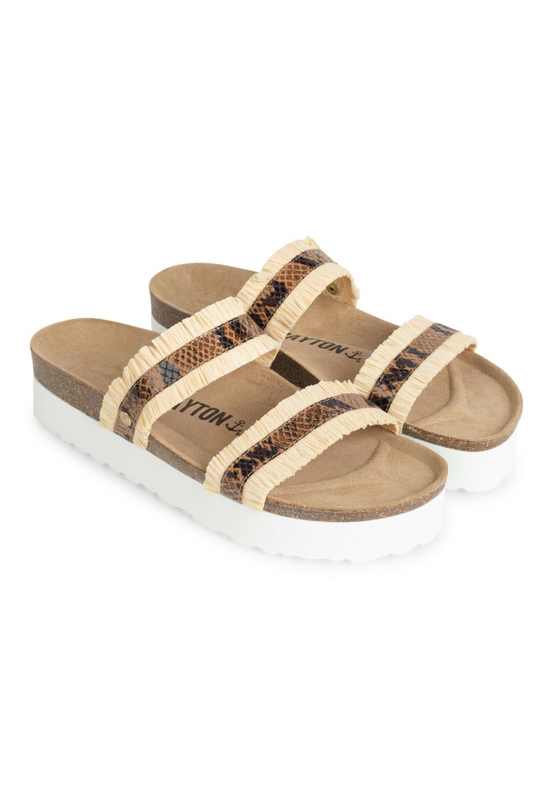 Damen Sneaker | BAYTON ROZEN Pantolette flach brown/braun - XH20530 Damen Sneaker | BAYTON ROZEN Pantolette flach brown/braun - XH20530