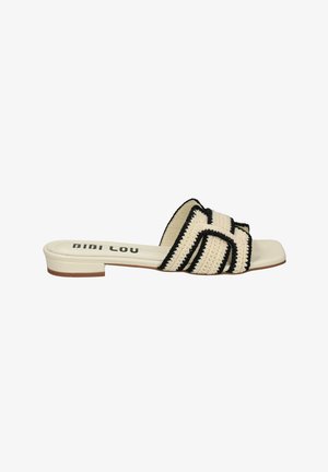Bibi Lou, MULES PLANAS #BLANCO - Muiltjes - white dim