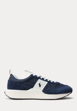 Polo Ralph Lauren TRAIN 89 SUEDE & OXFORD SNEAKER UNISEX - Sneakers laag - navy/deckwash white