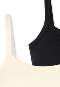 Schiesser 2-PACK FRESH VIBE - Bustier - schwarz weiss