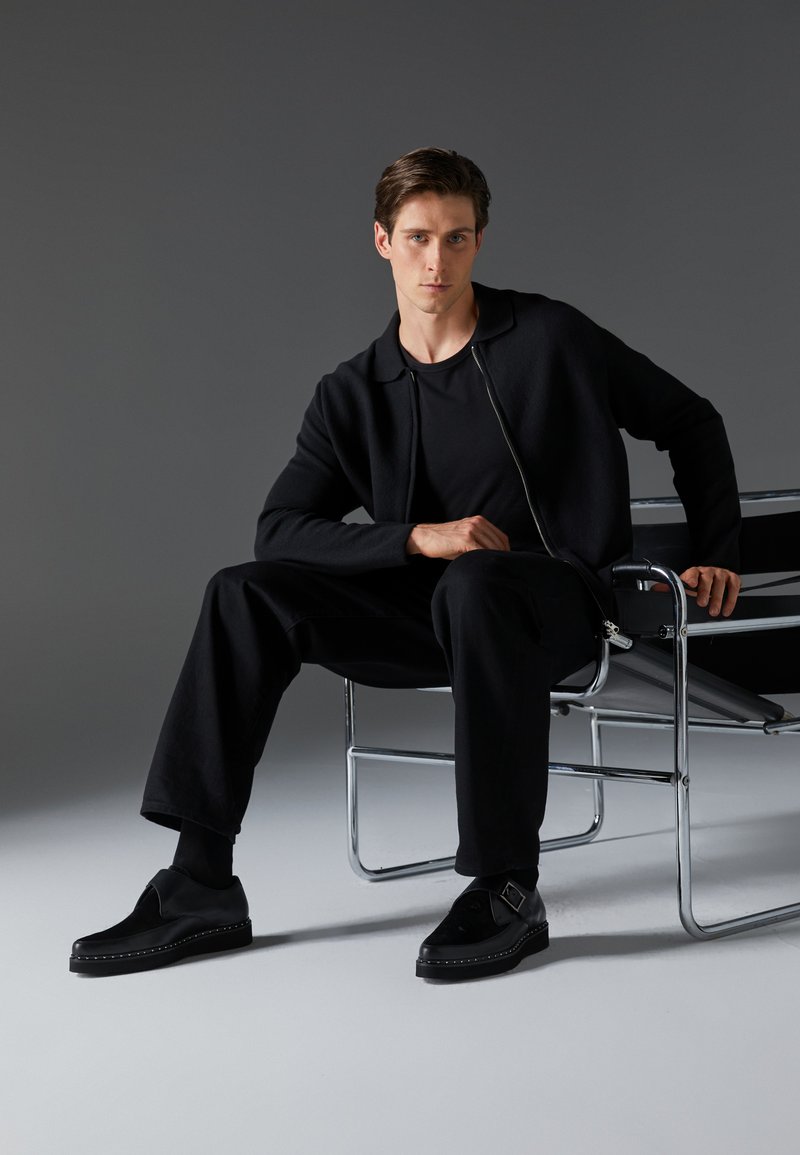 Zign Studio LEATHER - Slippers - black