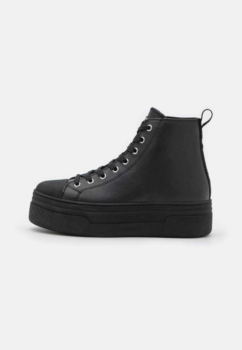 Armani Exchange Sneakers hoog zwart Armani Exchange Sneakers hoog zwart
