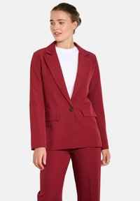 BUTTONED TAILORED - Bleiser - aubergine