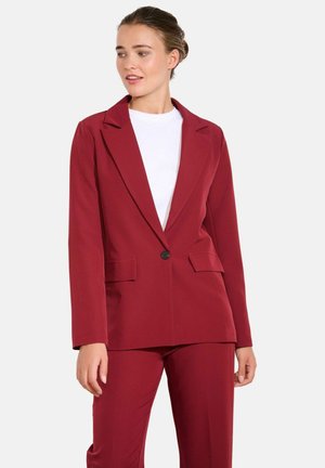 BUTTONED TAILORED - Blejzer - aubergine