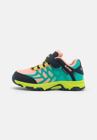 HI-TEC YOMP WP - Hikingschuh - coral/turquoise/light navy/lime
