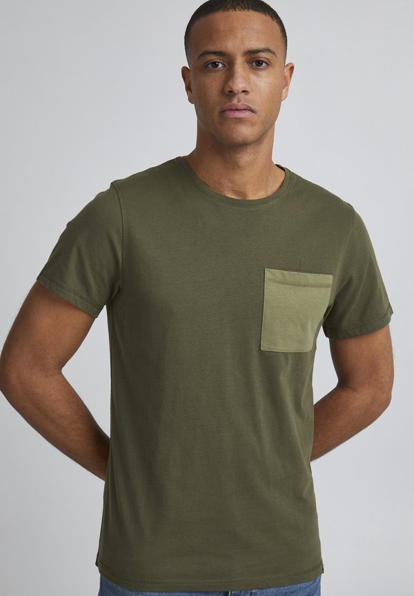 BHBENEDIKT - Print T-shirt - olive night
