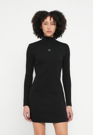 LABEL DRESS - Neulemekko - black