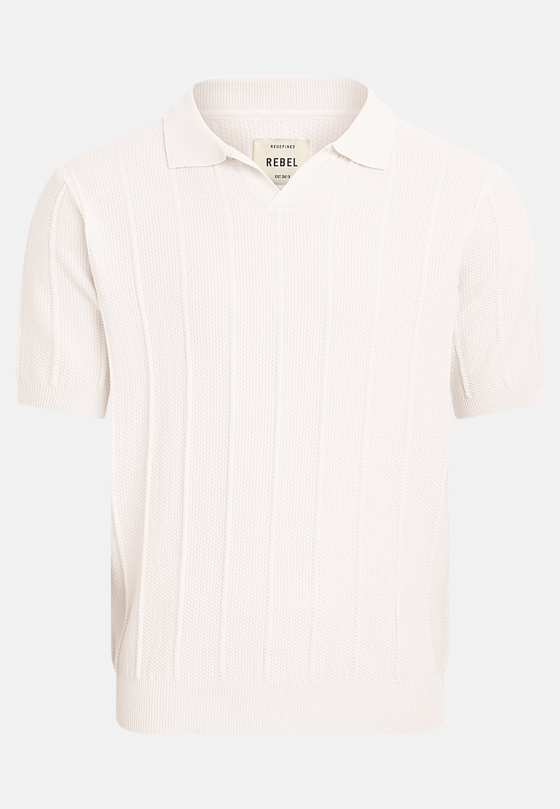 Redefined Rebel DYLAN REGULAR FIT - Polo shirt - pristine/off