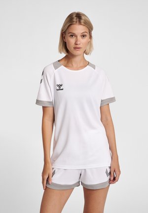 Hummel LEAD WOMEN - T-Shirt print - white