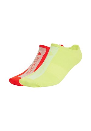 adidas by Stella McCartney SOCKS 2 PACK - Socks - bahia glowglow greenactive reddesert sandsmc