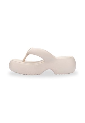 Melissa, FREE FUZZY - Sandales tongs - beige