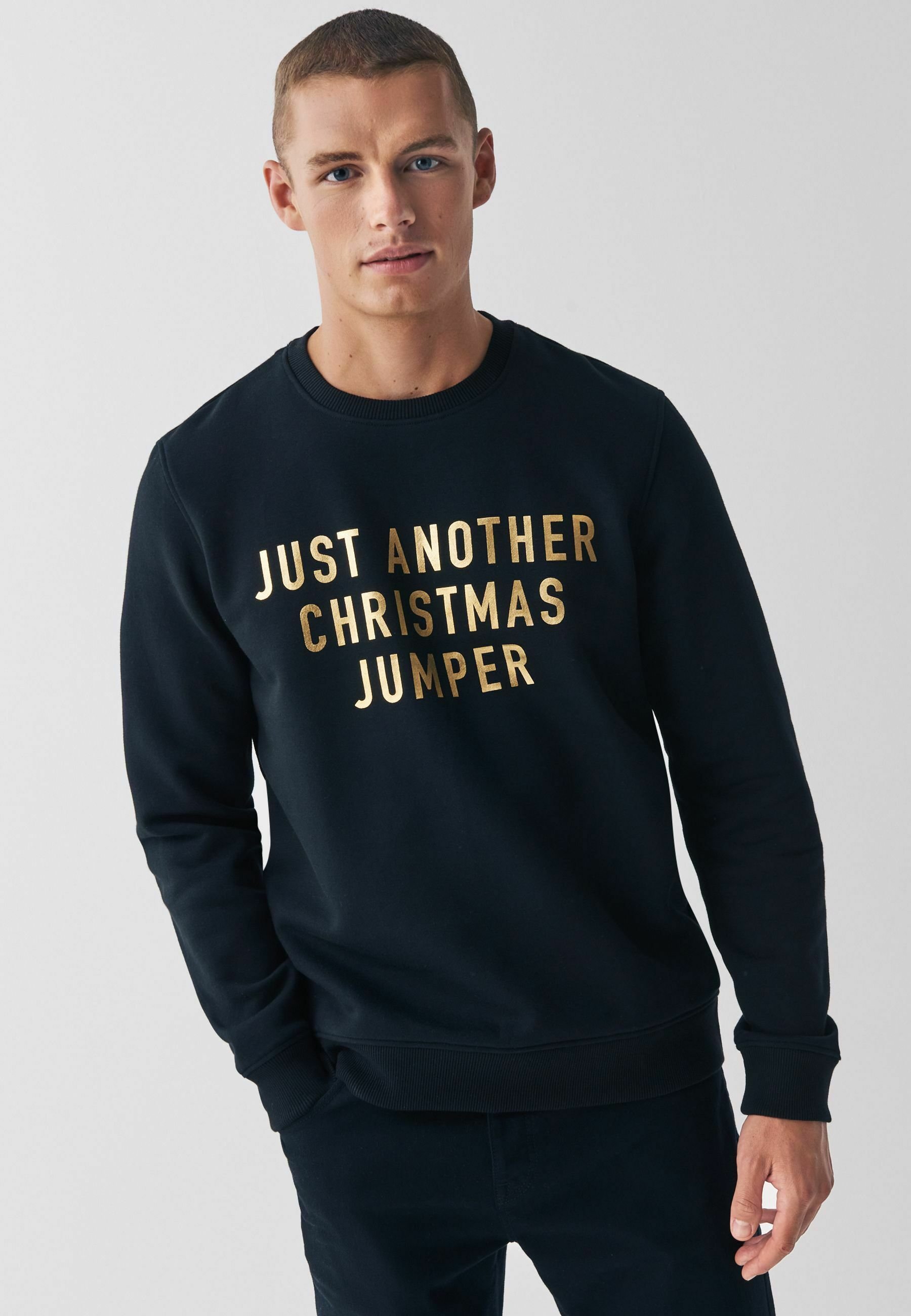 Next CHRISTMAS NASA - Sweatshirt - black gold/mottled black - Zalando.de