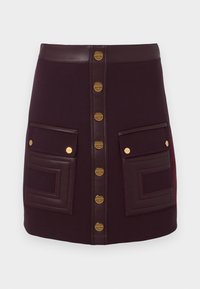 SKIRT - Minisvārki - merlot