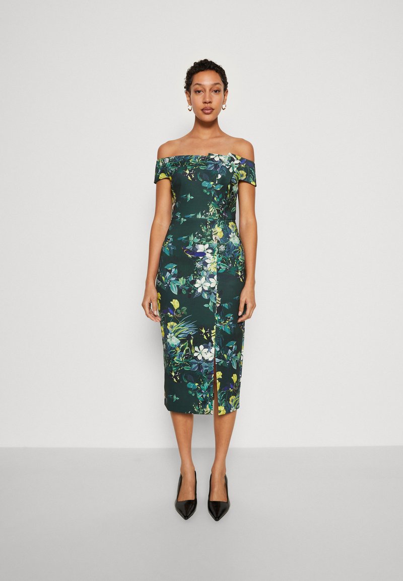 Ted Baker DIVENA Cocktail dress / Party dress dark green/multi