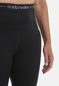 icebreaker MERINO 200 MID WEIGHT ZONEKNIT3/4 - 3/4 sports trousers - BLACK