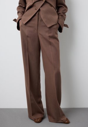 Stoffhose - dark brown