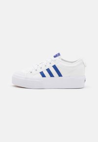 adidas Originals NIZZA PLATFORM - Sportbačiai - footwear white/semi lucid blue/core black