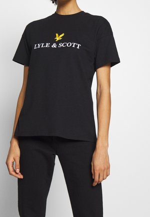 Lyle & Scott T-shirt imprimé - black