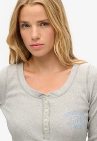 Superdry & Co ATHLETIC  - Langarmshirt - ice grey marl