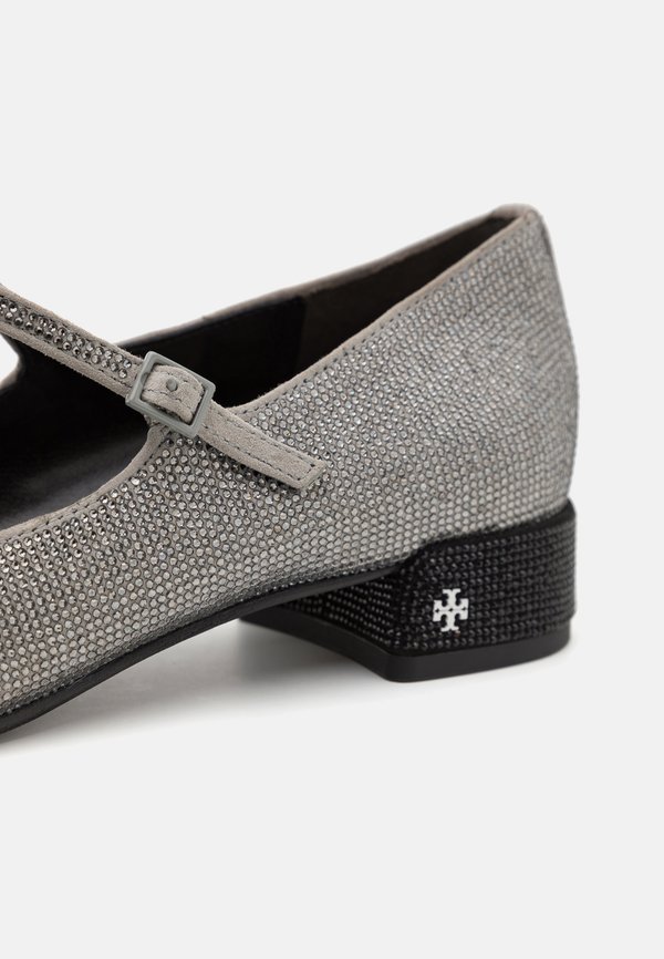 STRAP PAVE HEEL BALLET - Ankle strap ballet pumps3