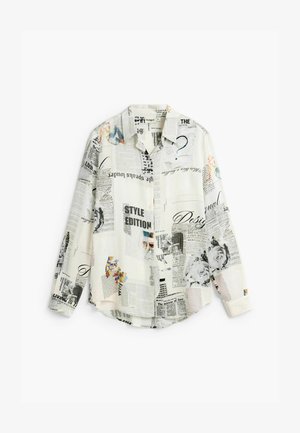 Desigual, PRINTED SHIRT - Camicia - white