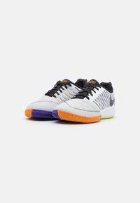 Nike Performance LUNAR GATO - Botas de futebol de salão - white/black/photon dust/light curry