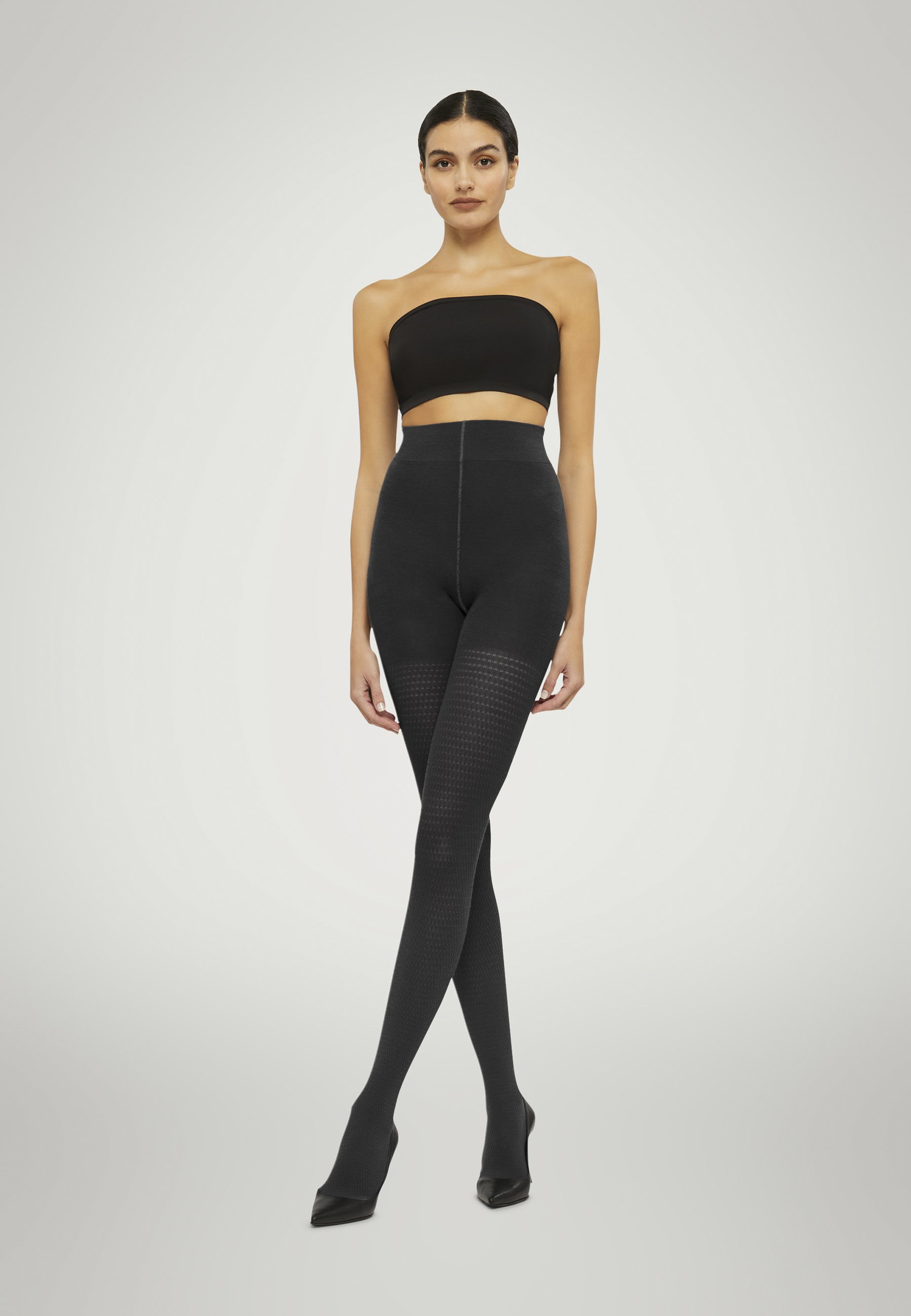 Collants Wolford Emma Noir Ash - Taille XS, Neufs Avec étiquettes, Marque Autrichienne De Luxe