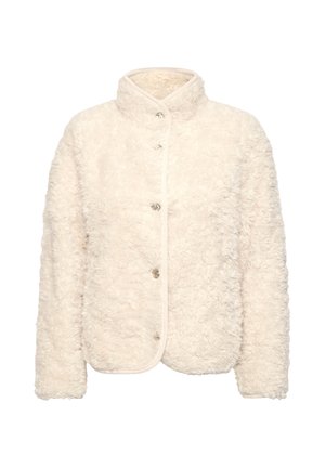 Street One Studio, FAKE FUR JACKE MIT STEHKRAGEN UND KNÖPFEN - Veste d'hiver - creamed sand