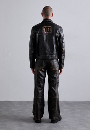 1997 VINTAGE JACKET - Leather jacket - black