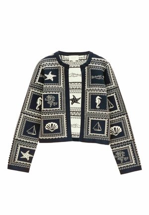 Joules, Strickjacke - navy cream