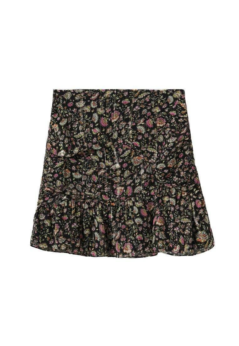 Mango Minirok zwart Mango Minirok zwart