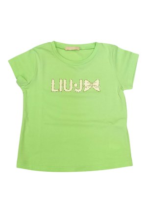 T-shirt con stampa - verde