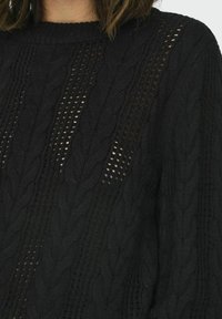 ONLY NORMAL GESCHNITTEN RUNDHALS - Trui - black