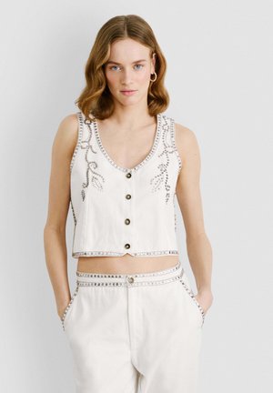 W11 JAYDEN - Strukirani kaput - mousse white