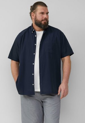 KURZARM MIT WASCHUNG UND TAPE - Hemd - navy