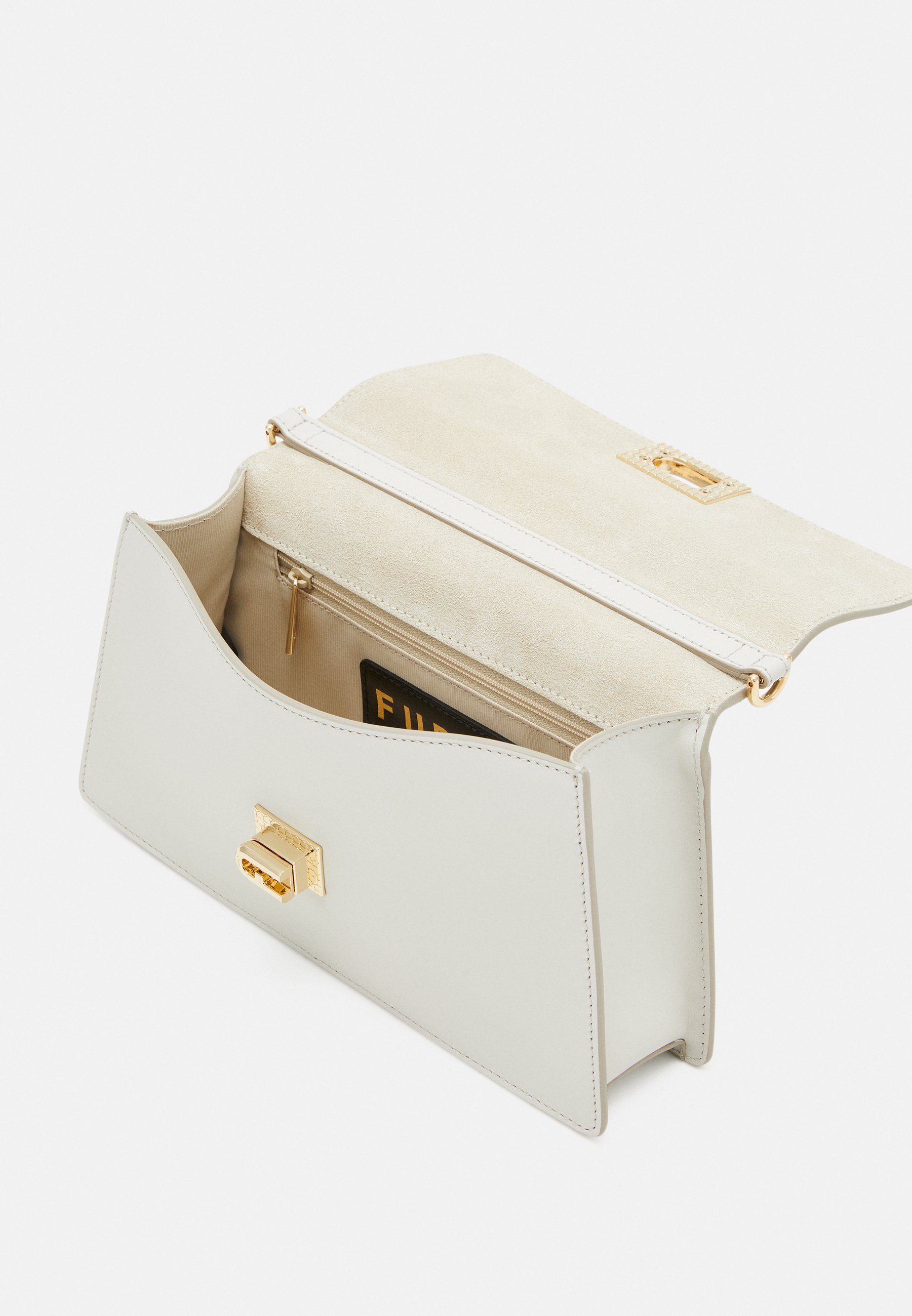 Furla ZOE SHOULDER BAG - Cross body bag - marshmallow/white Furla ZOE SHOULDER BAG - Cross body bag - marshmallow/white