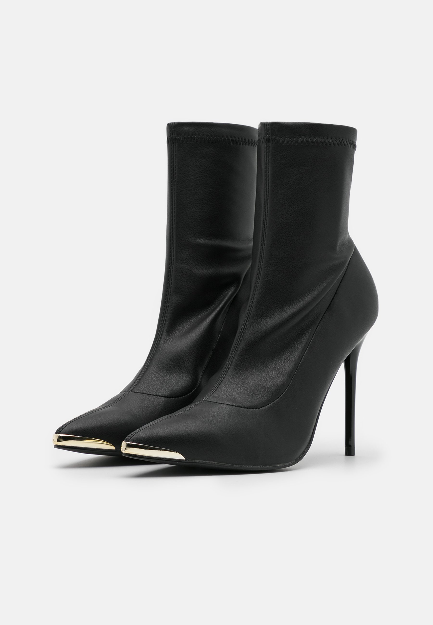 Even\u0026Odd Enkellaarsjes met hoge hak - black/Zwart - Zalando.nl