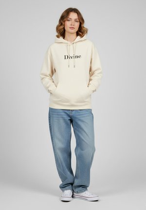 DIVINE EMBROIDERY UNISEX - Hoodie - off white