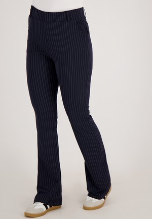 TRAVELSTOF FLARED  - Broek - blauw