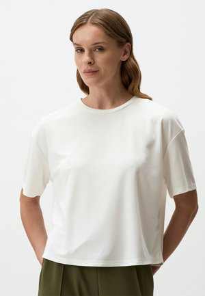 Jimmy Key T-shirt basic - ecru