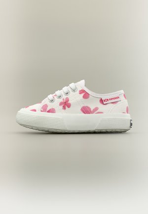 Superga 3750 KIDS FLOWER PRINT LEGGERA - Trainers - white/pink