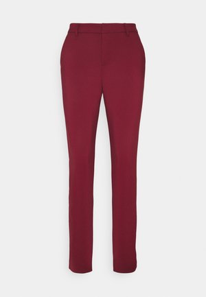 Trousers - dark red