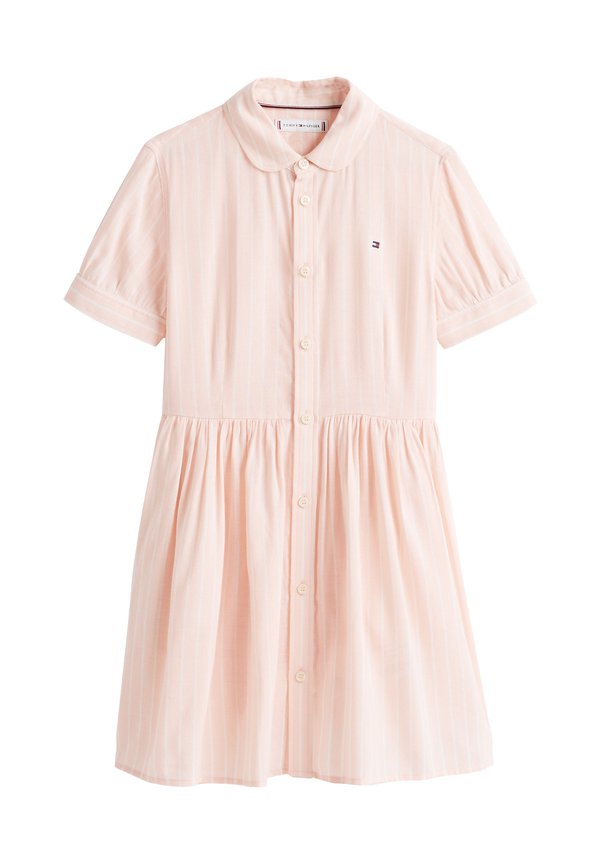 STRIPED - Shirt dress - coral ice3