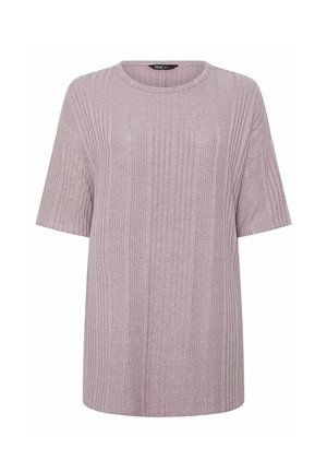 Yours Clothing, PLUS SIZE CASUAL TOPS - Striktrøje - lilac