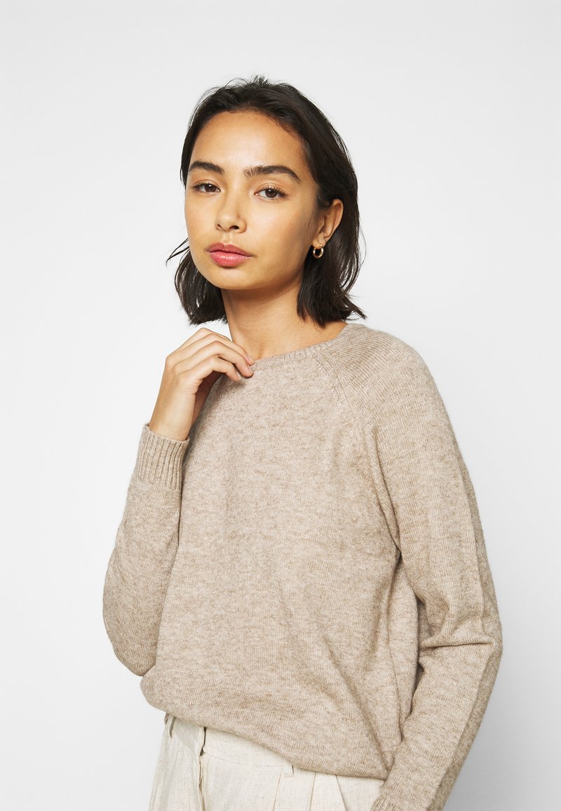 Damen Strickjacken | ONLY Petite ONLLESLY KINGS Strickpullover beige/white melange/beige - XN85807 Damen Strickjacken | ONLY Petite ONLLESLY KINGS Strickpullover beige/white melange/beige - XN85807